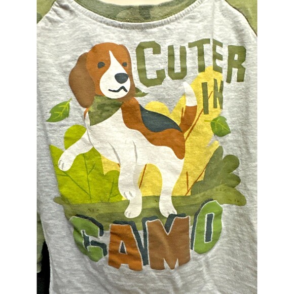 John Deere “Cuter in Camo” Toddler 4T Long Sleeve Shirt - Picture 3 of 7